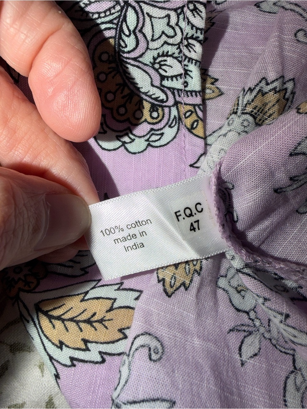 Lane Bryant Lavender Floral Button-Down Tunic View 6